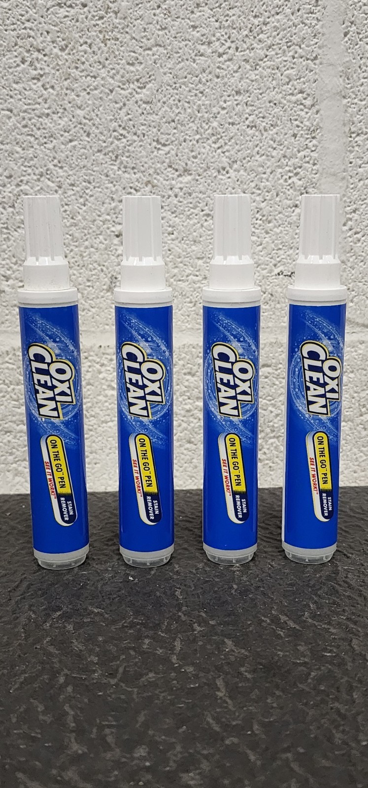 4 Pack Oxi Clean 0.74 Oz Stain Remover On The Go Pen For Food Drink Cosmetics