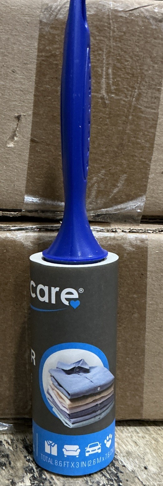 5 X Evercare Compact Travel Size 30-Sheet Lint Roller Remover