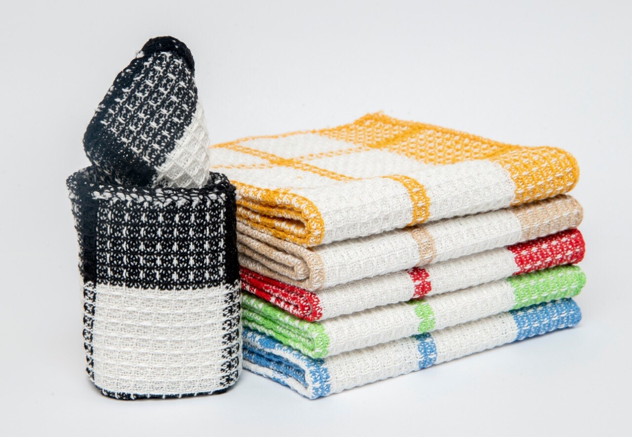 Kitchen Dish Cloths 100% Cotton Super Cleaning Cloth Towel 13×13 Pack Of 12.