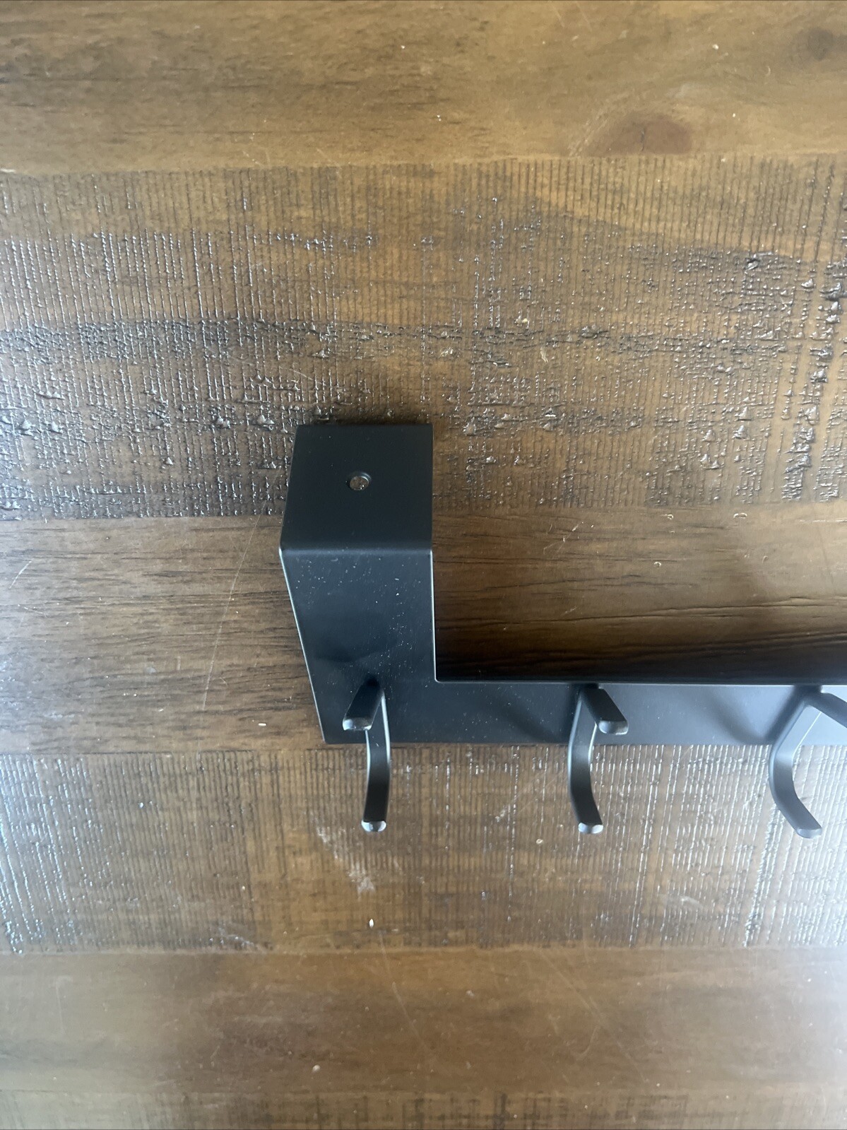 Black metal over the Door Hook No Assembly Required Door Hanger Hook Sturdy