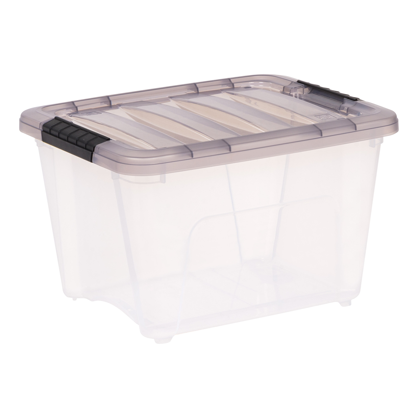 19 Qt. Plastic Storage Bin with Lid, Stackable Storage Containers, Tote