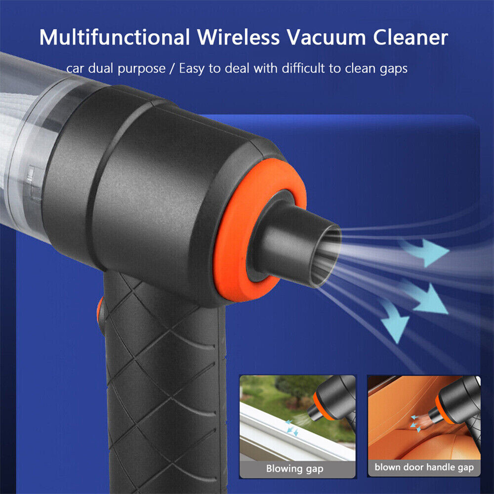 Electric Air Duster Mini Blower Vacuum Cleaner Dust for Car/PC/Keyboard/Pet/Home