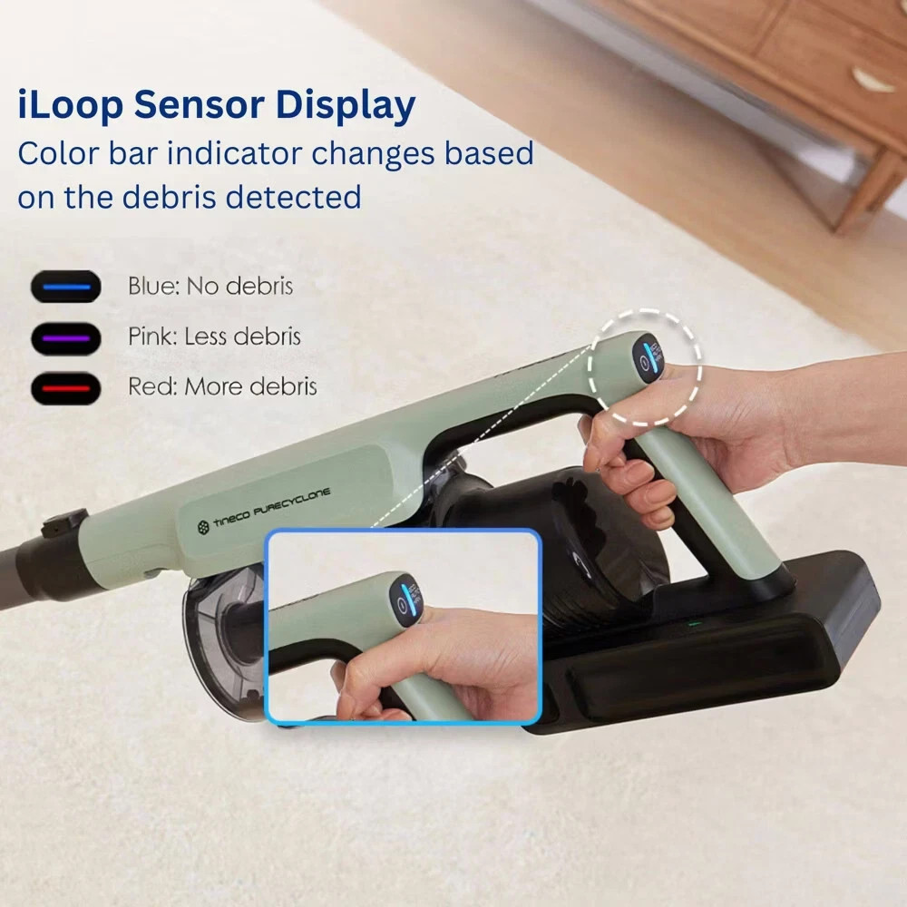 Tineco GO Pet Cordless Stick Vacuum – Seafoam | Open Box