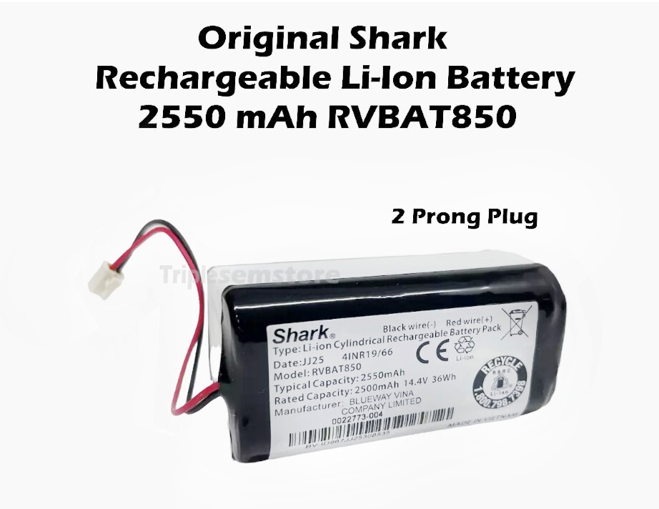 Original Shark RV2520A0US RV2520AFUS UR2500SR Li-Ion Battery 2550mAh RVBAT850
