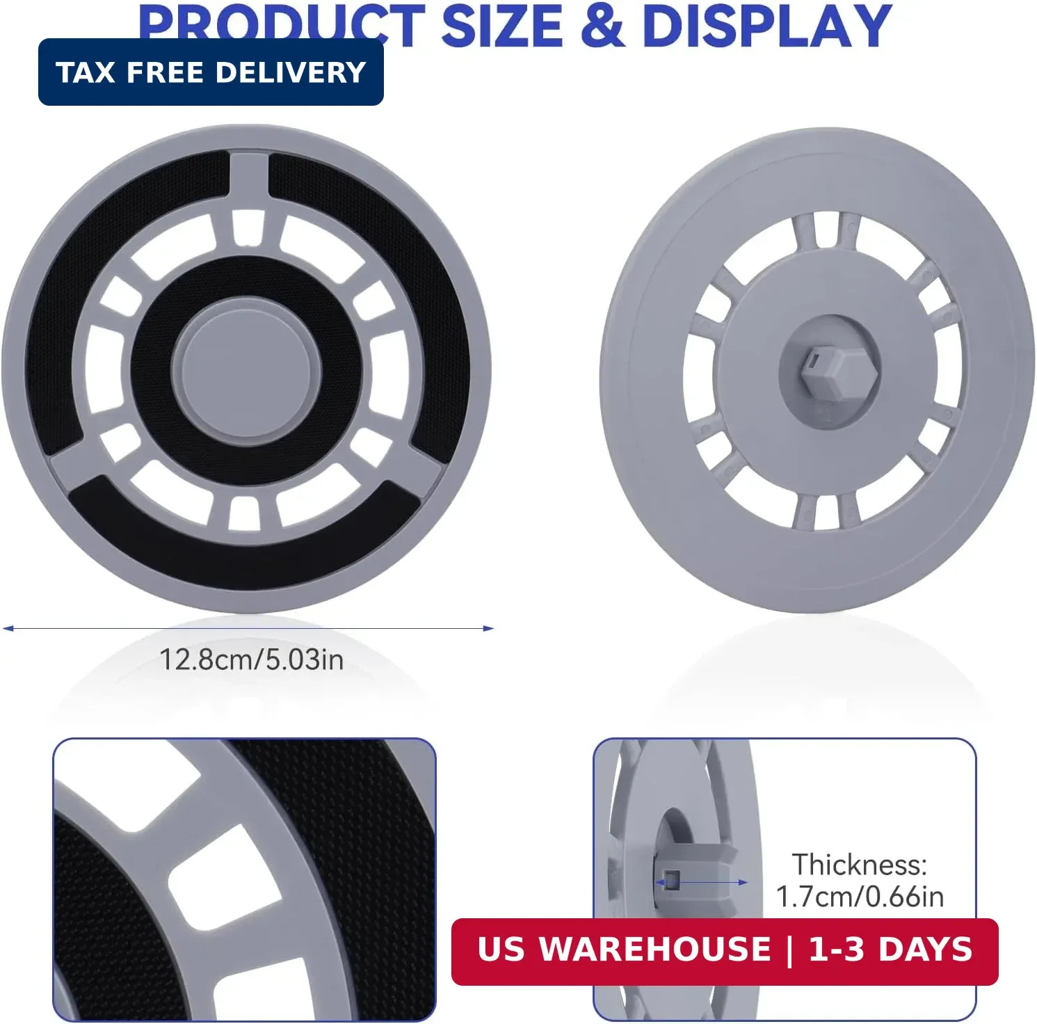 Mop Pad Plate Accessories for Roborock Q Revo, Qrevo MaxV, Qrevo S, Qrevo Pro, Q