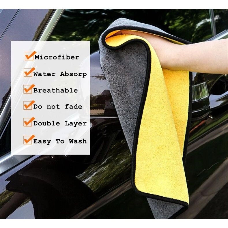 Microfiber Cleaning Cloth Towel No-Scratch Rag Car Wash Wax Polishing Detailing
