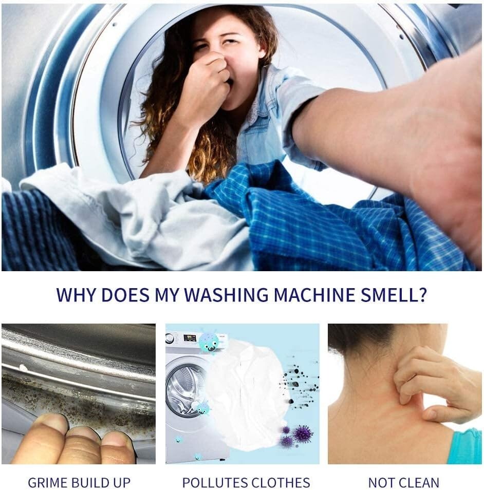 Splash Spotless Washing Machine Cleaner Deep Cleaning for HE Top Load Washers an