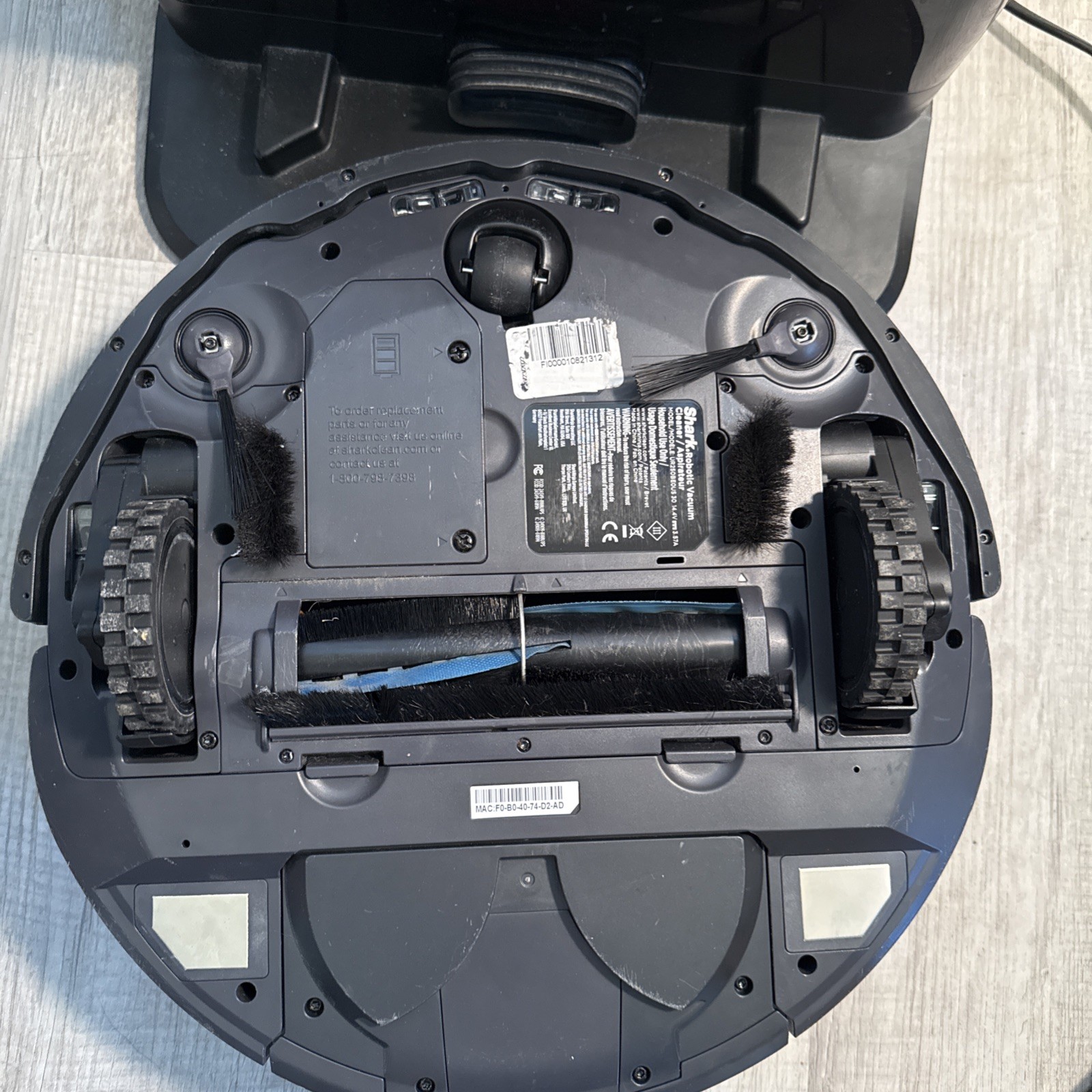Dirty Sensor Error Shark AI Ultra Robot Vacuum Self-Empty Base UR250BEOUS Black