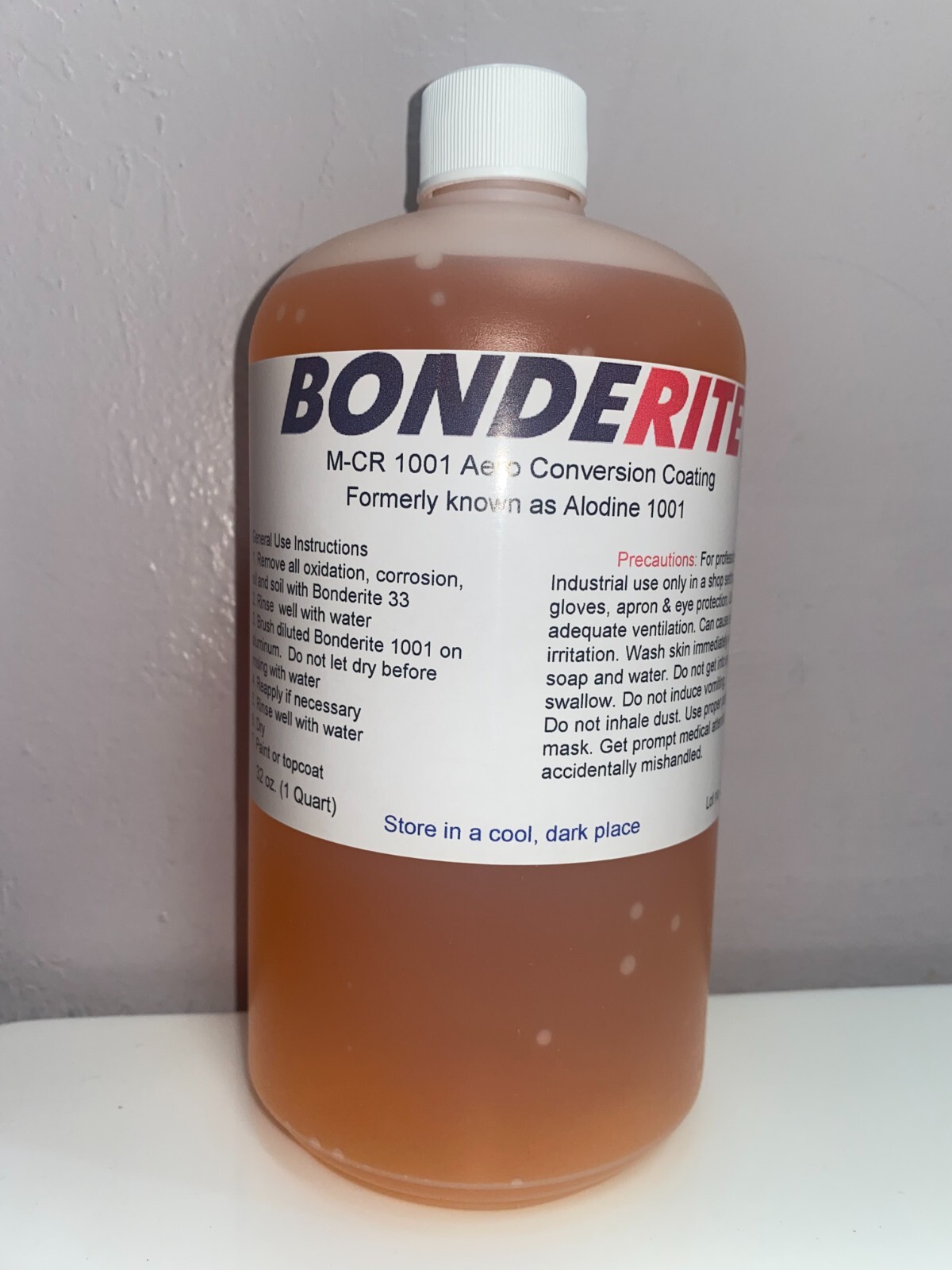 Bonderite M-CR 1001 Aero, Formerly Alodine 1001, Pints, Quarts