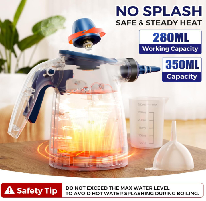 Vaporizador de Limpieza Presurizado 350ML con 14 Accesorios Sin Químicos