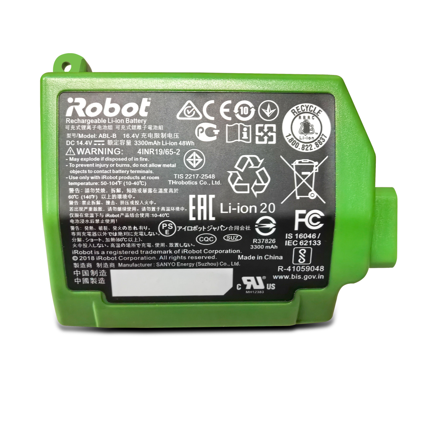 OEM Genuine Battery For iRobot Robot Roomba S9 S9+ Authentic ABL-B 4INR19/65-2