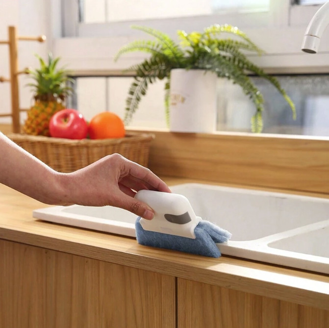 1PC Window Cleaning Brush for Glass, Gaps & Tracks – NEW