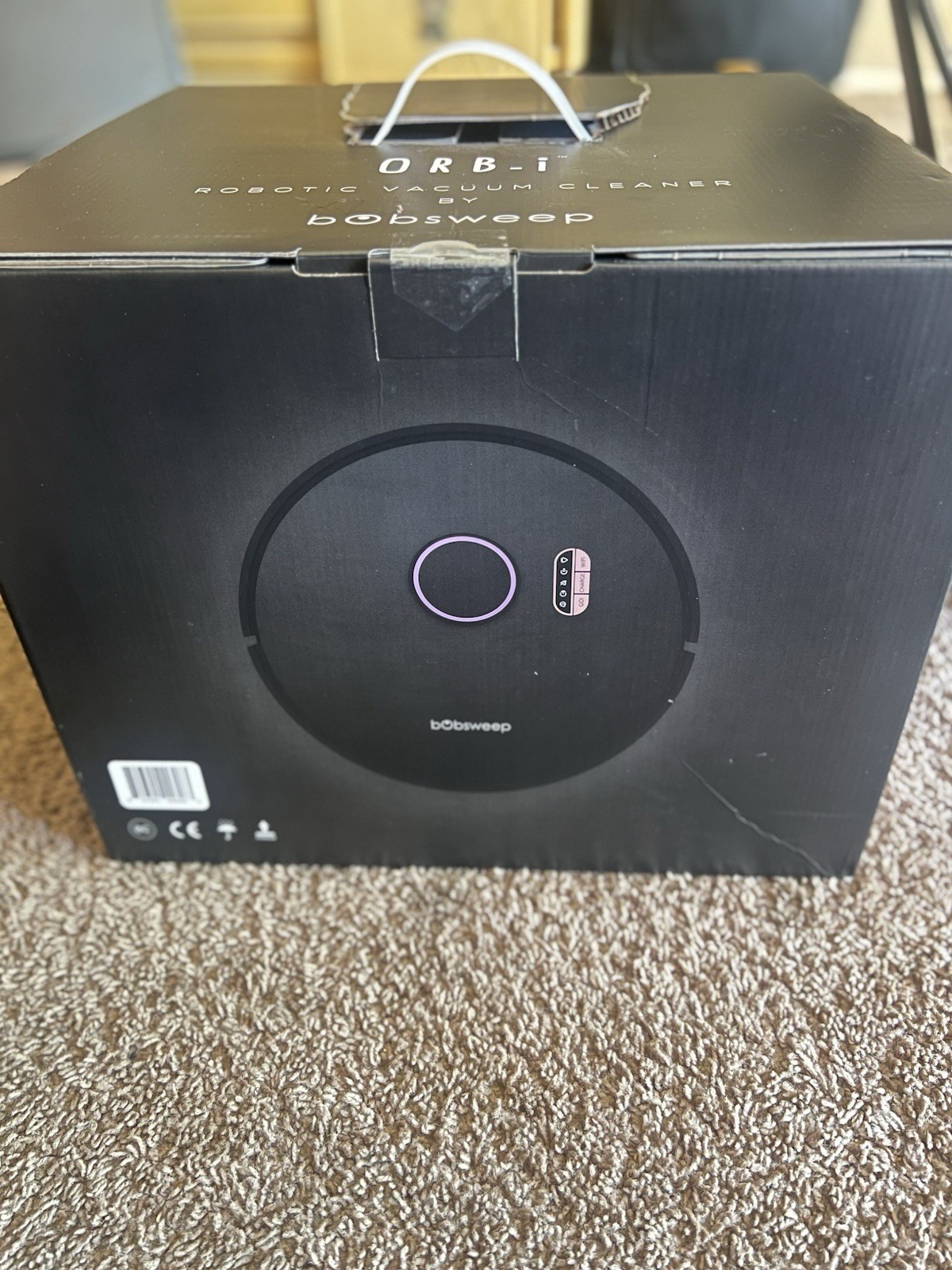 Orb-I Robot Vacuum, 100-Day-Self Empeting Bin, 5000Pa Suction, Blackberry! NEW!