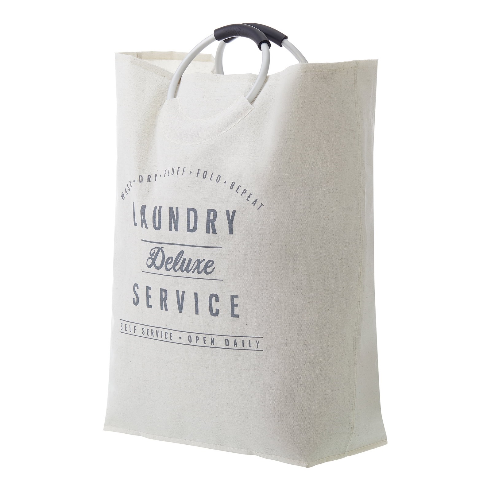 Laundry Deluxe Service Canvas Tote, Adult, 17 in W x 8.5 in D x 25.25 in H