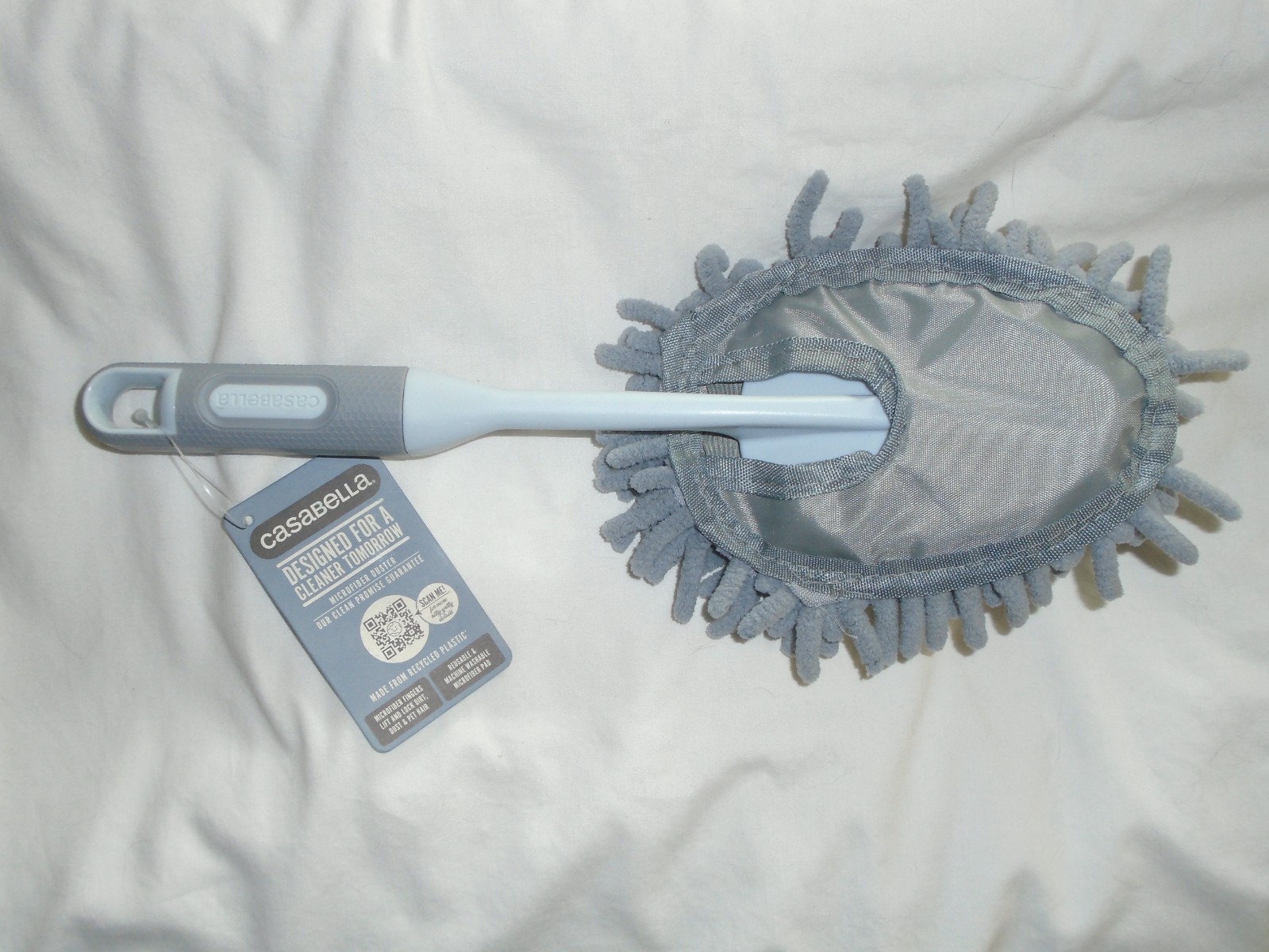 Casabella Chenille Microfiber 12″ Hand Duster Dusting Wand – NEW
