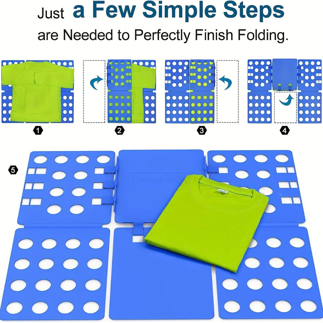 Clothes Folder Magic Folding Board Laundry T Shirt Fast Fold Flip For Adult
