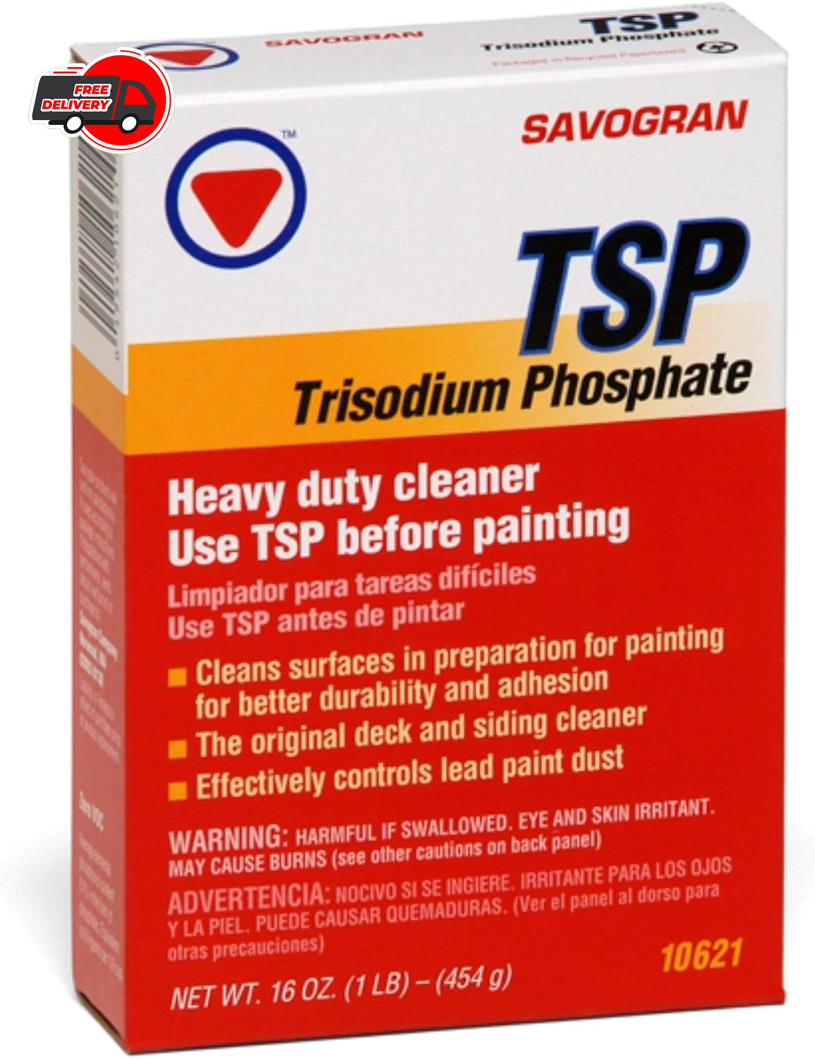 Savogran 10621 Trisodium Phosphate (TSP) 1LB (16oz)
