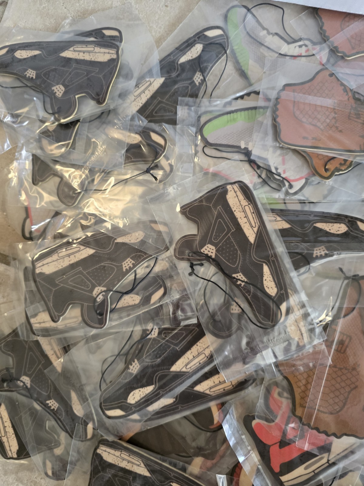 *Mix Lot Of 100* Nike Shoe Car Air Freshener SEE DESCRIPTION