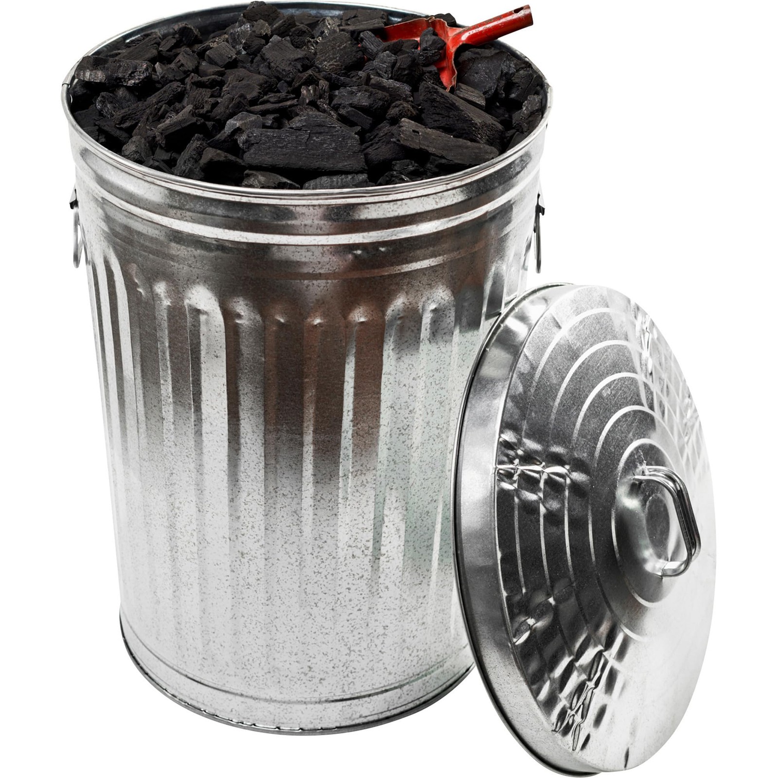 Behrens Galvanized Steel Utility Trash Can with Lid, 20 Gal., Model# 00111K