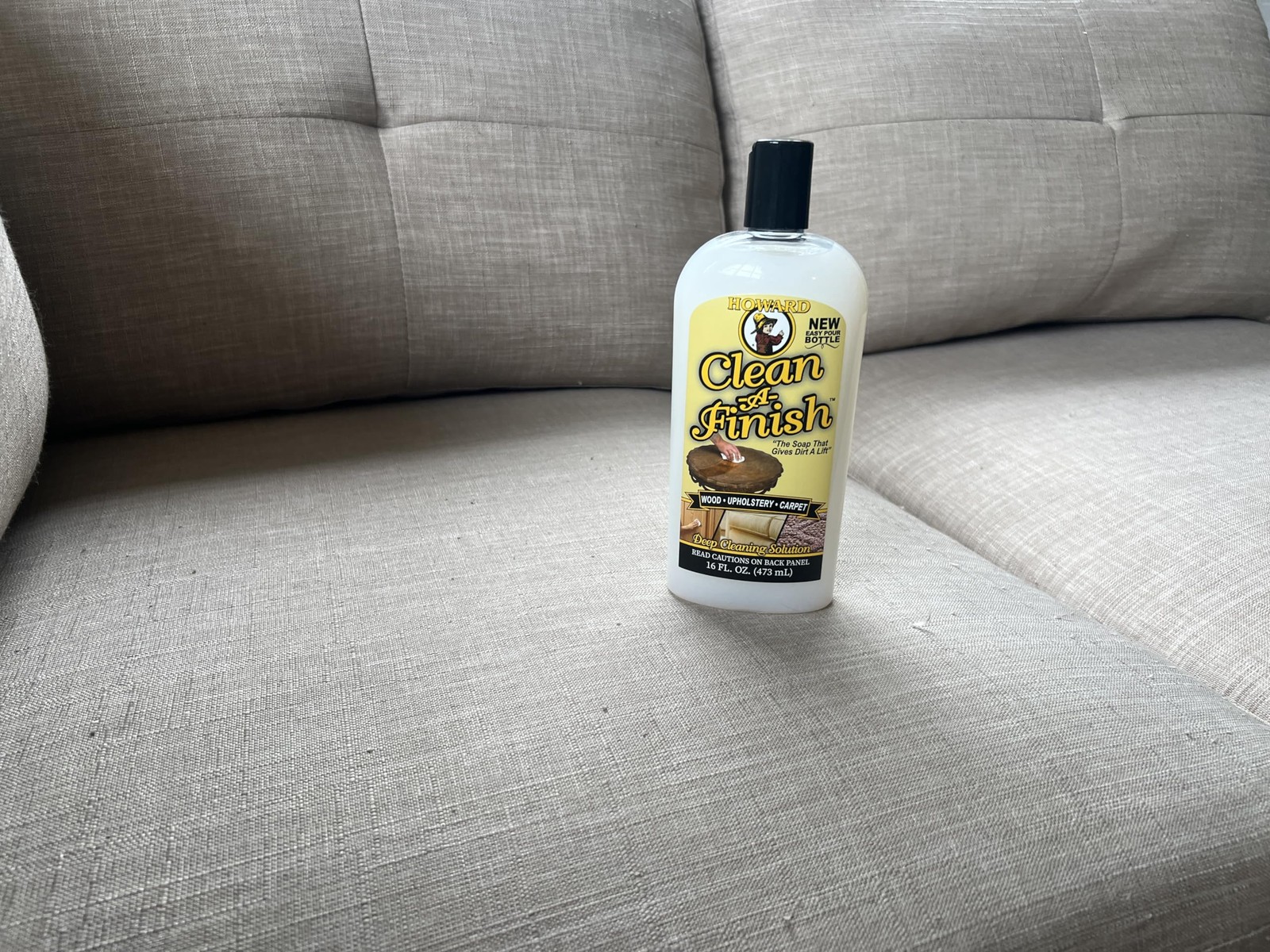 HOWARD Clean-A-Finish Wood Cleaner and Upholstery 16 Ounce (Pack of 1)