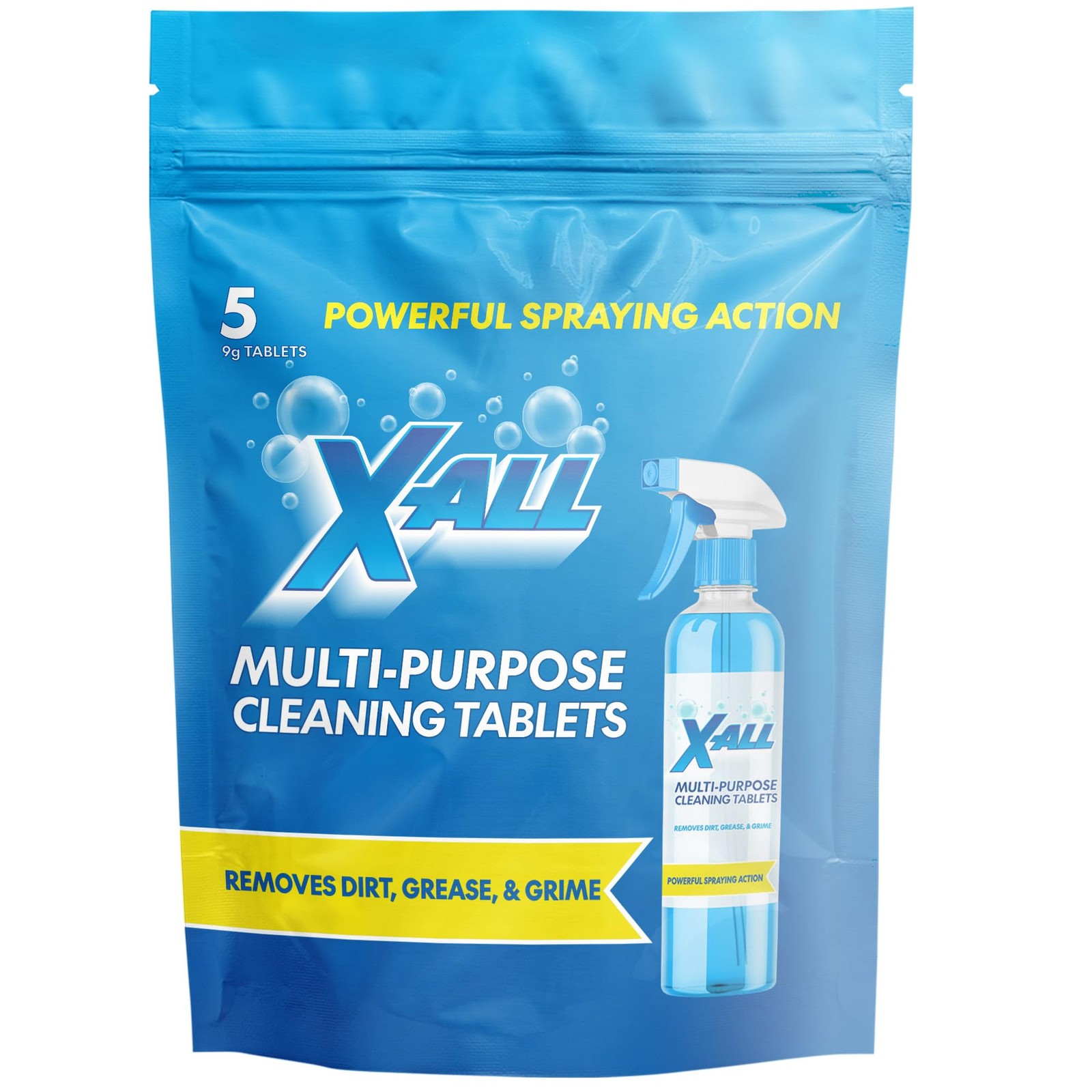 XALL MultiPurpose Cleaning Tablets – StreakFree Shine and Deep Cleaning Table…