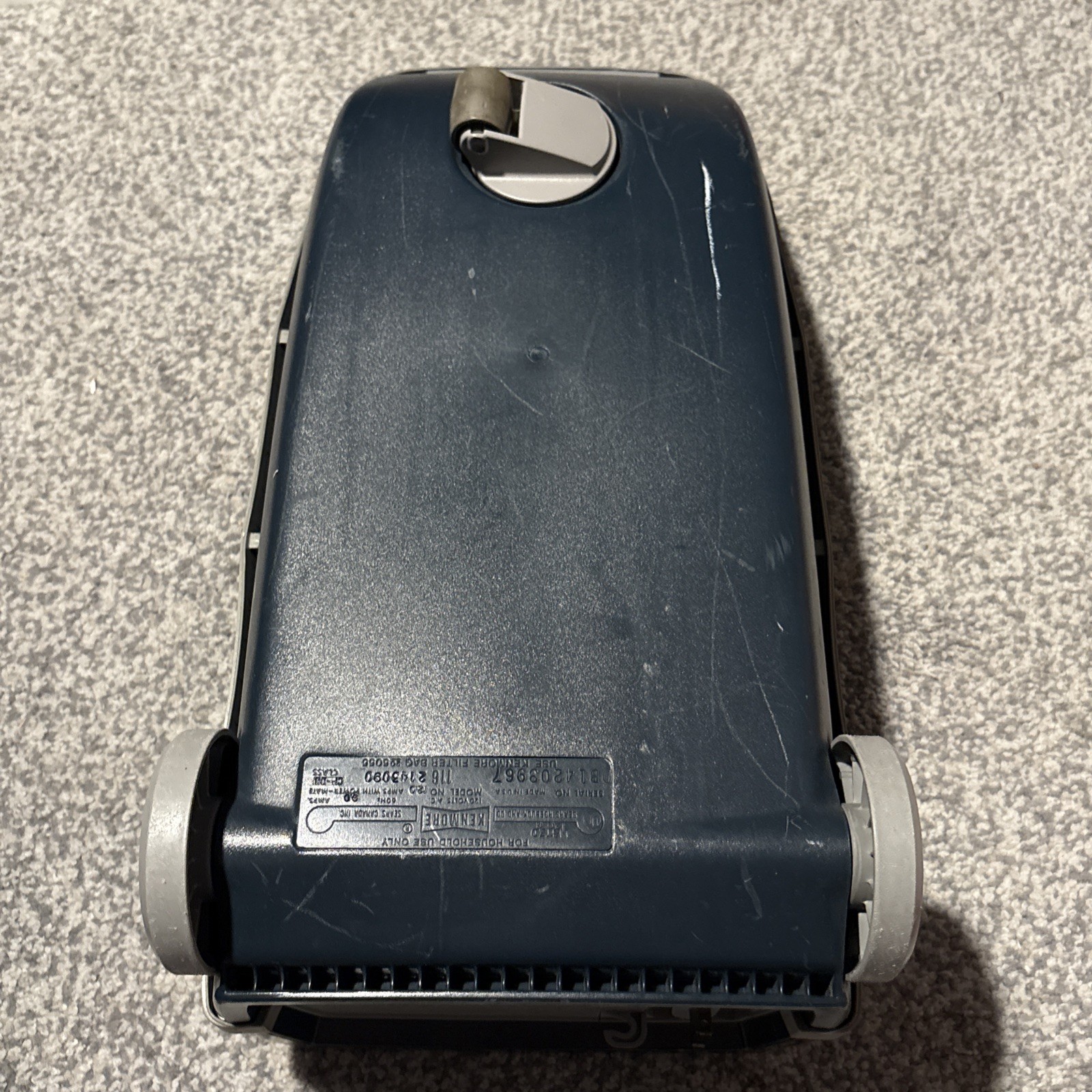 KENMORE Model 116 True Hepa Filter 4.3 Blue Canister ONLY Vacuum Tested Working