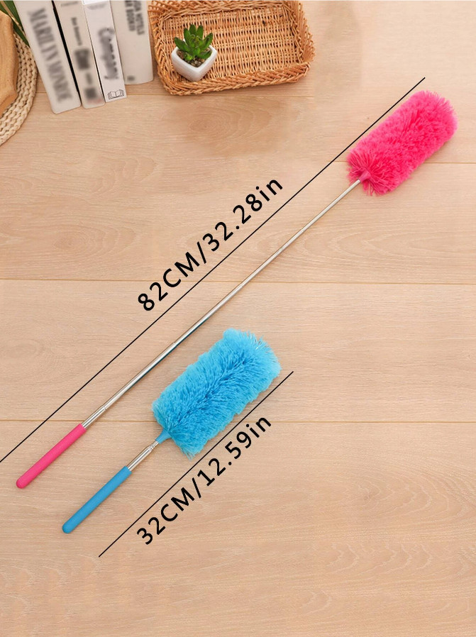 1pc Adjustable Stretch Extend Microfiber Duster, Household Dusting Brush Tool