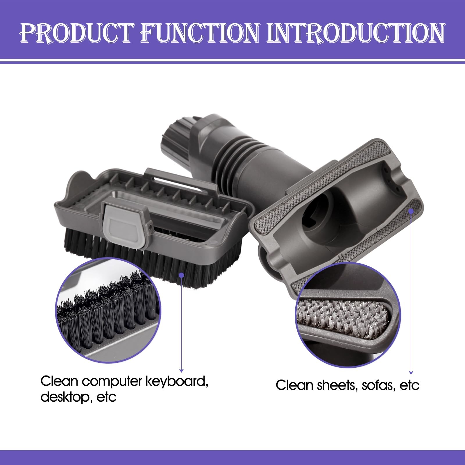 Vacuum Attachments Compatible with Shark Pet Cordless Stick IX141 IZ162H IZ36…