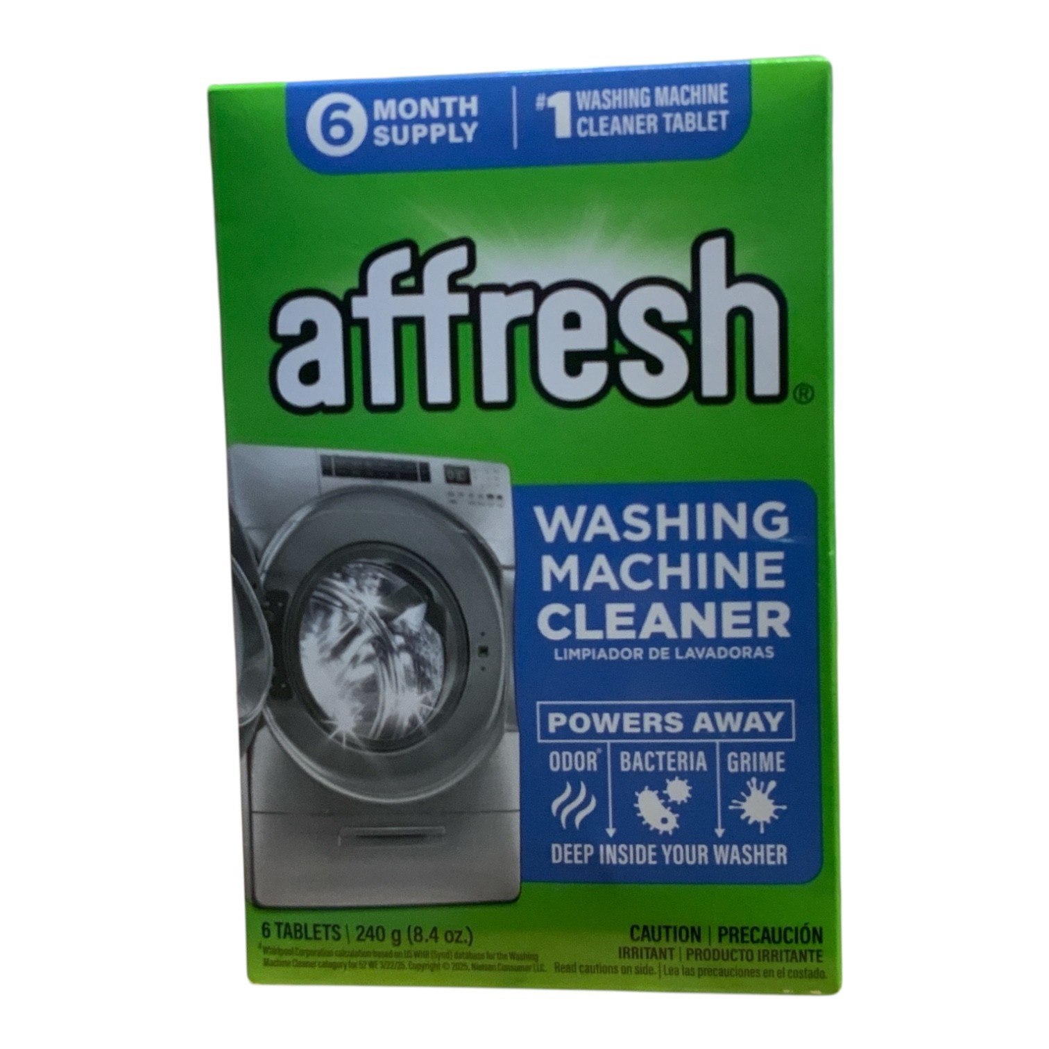 Affresh Washing Machine Cleaner, For Whirlpool, Maytag & Amana, – 6 Tablets