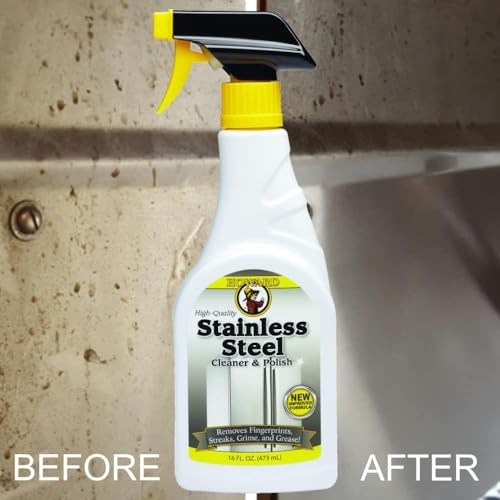 Howard Stainless Steel Cleaner and Polisher – Streak-Free Appliance Polish
