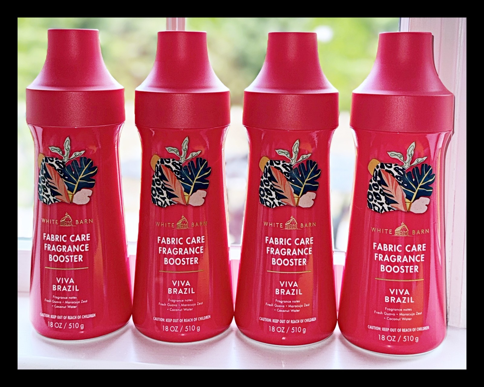 Bath & Body Works 18 oz Fabric Care Fragrance Booster Viva Brazil x4