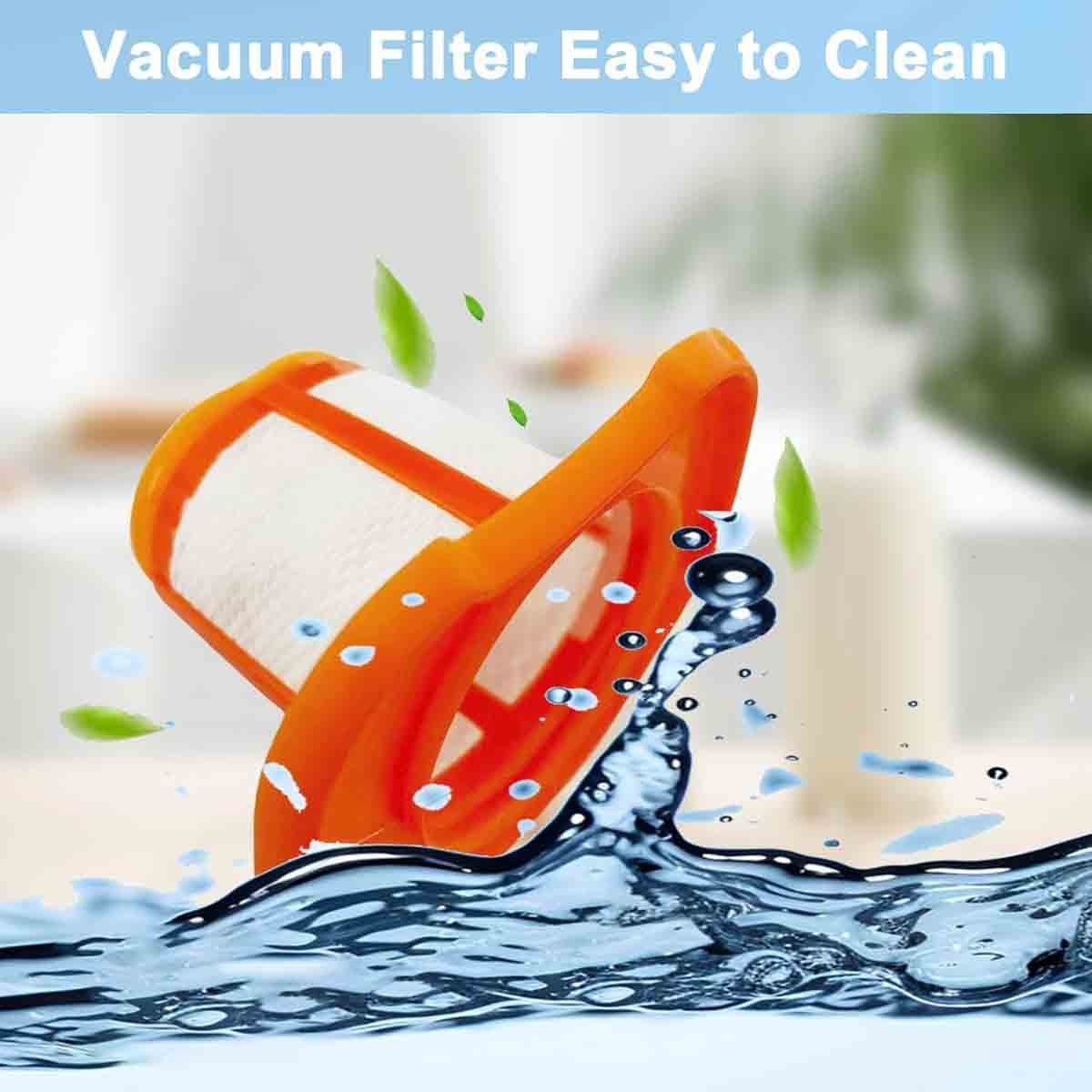 HHVKF10 Filter Compatible with Black+Decker, Washable and Reusable