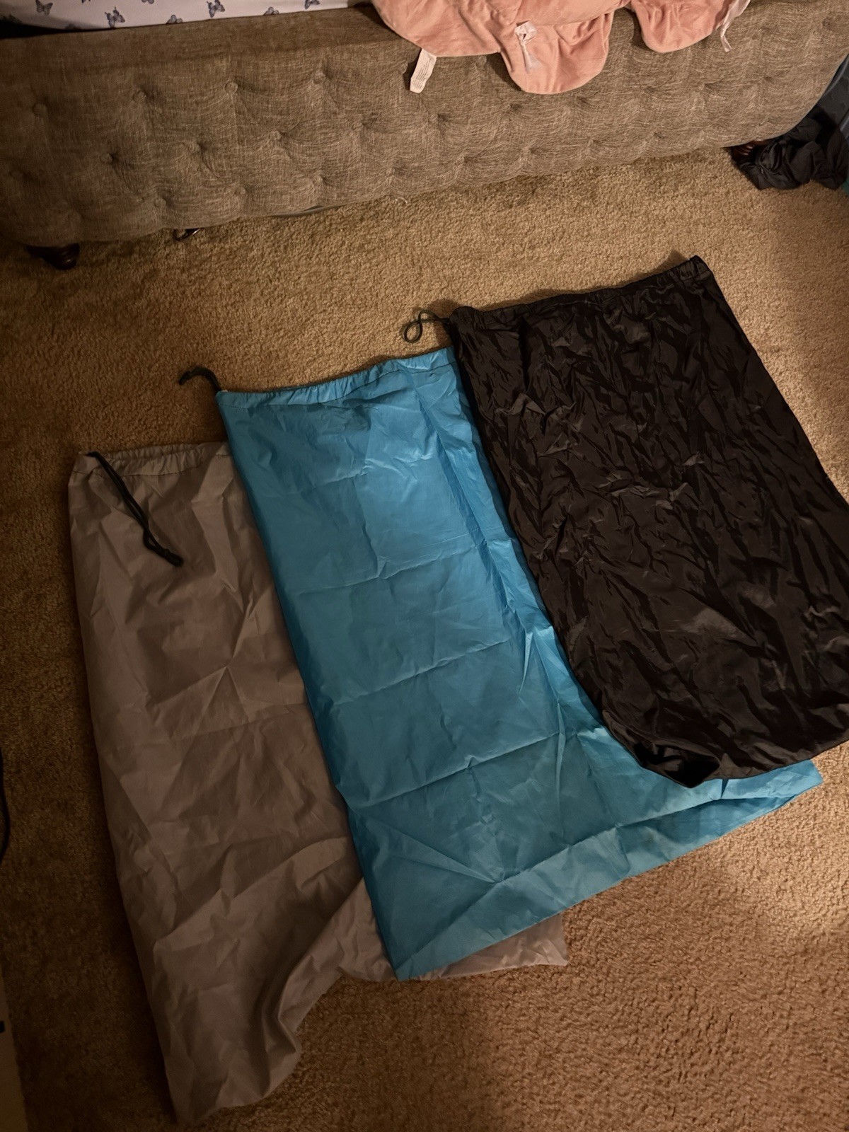 100 Pack! Laundry Bags Assorted Colors (Black, Gray, Blue,Yellow,ETC)