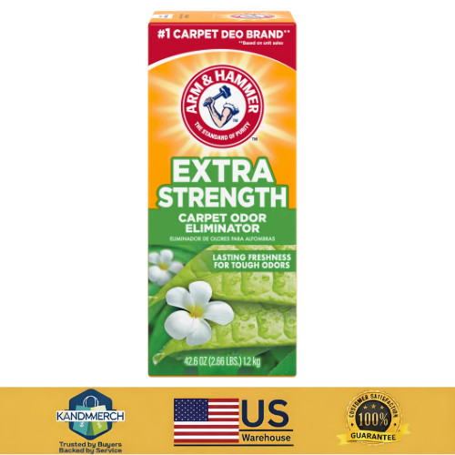 Arm & Hammer Carpet Cleaner Deodorizing Powder 42.6oz Odor Elimination Home Odor