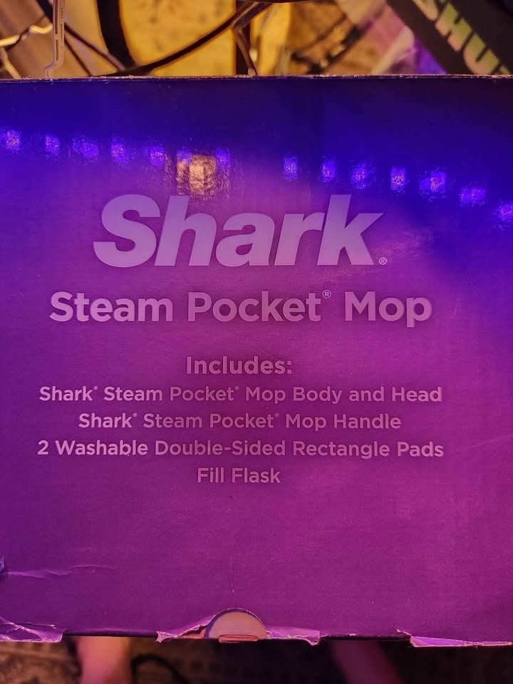 Shark Steam Pocket Mop S3501 New Open Box Professional Floor Cleaner NICE