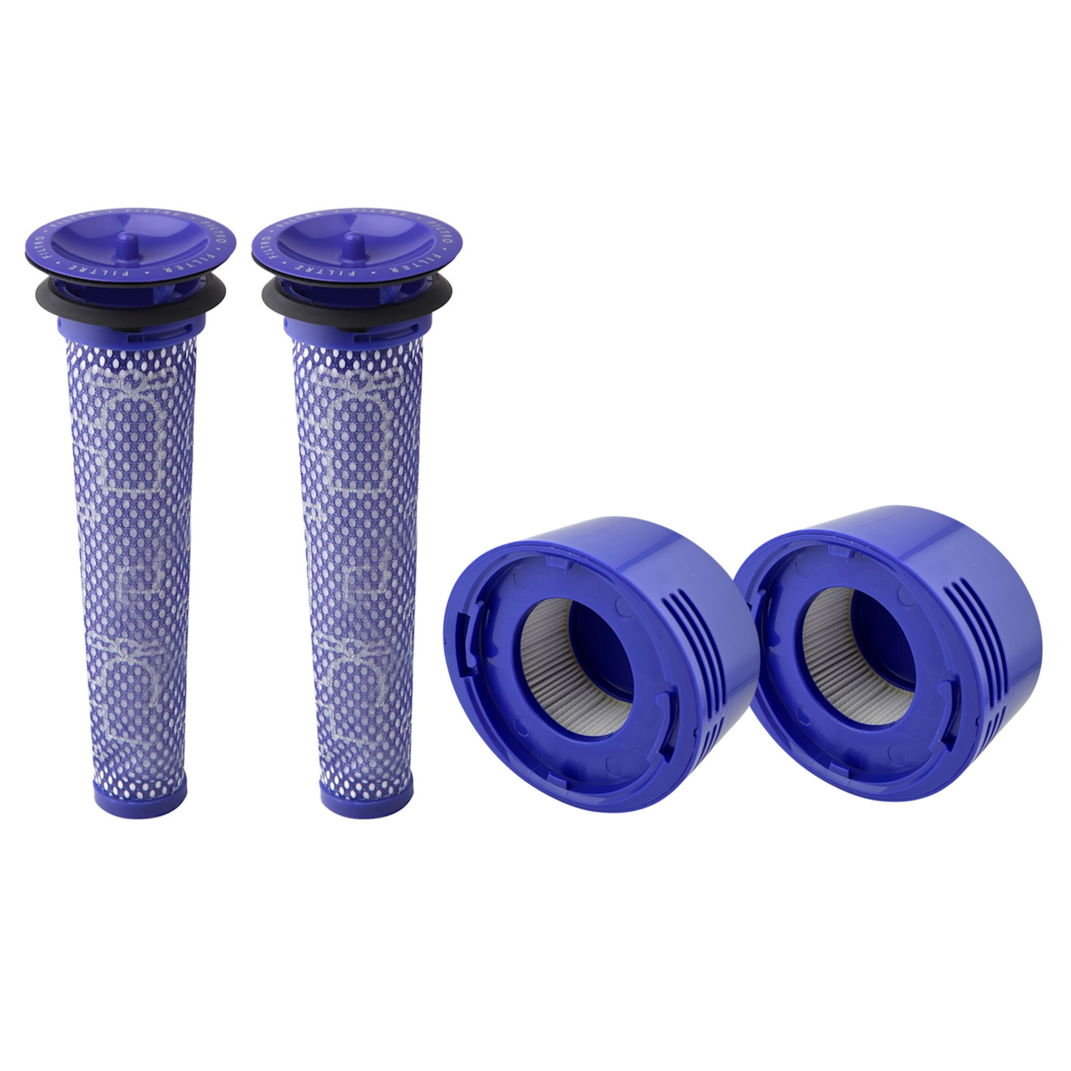 Replacement 4 Set HEPA Post + Pre Motor Filters For Dyson V7 V8 SV10 SV11 SV25