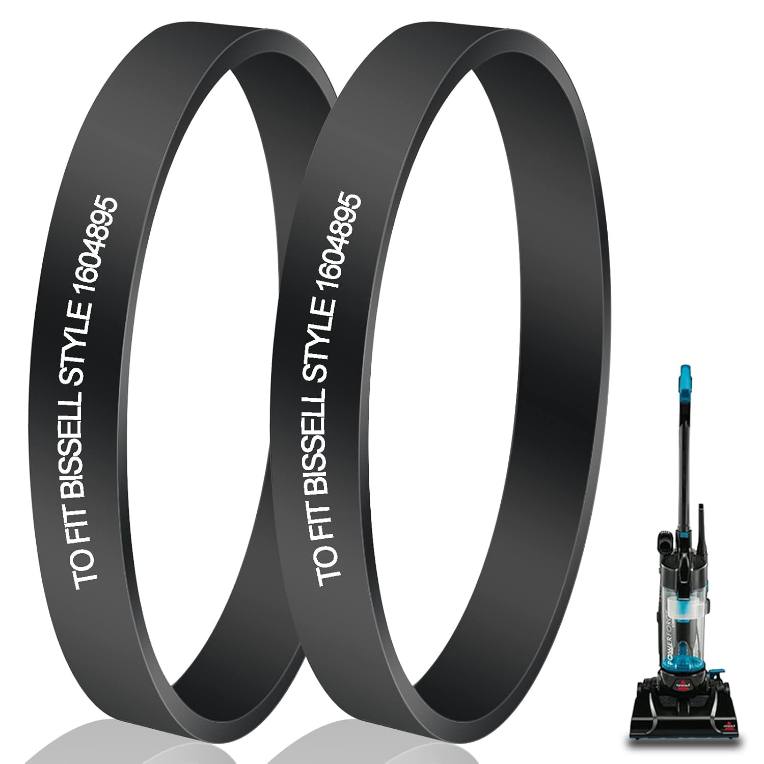 2 Pack Belts for Bissell PowerForce Compact 2112 2690 1520 23T7 1604895