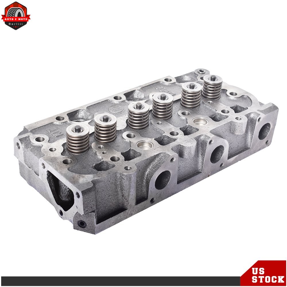 Complete Cylinder Head with Valves & Full Gasket Kit For Kubota D9022 ZD323