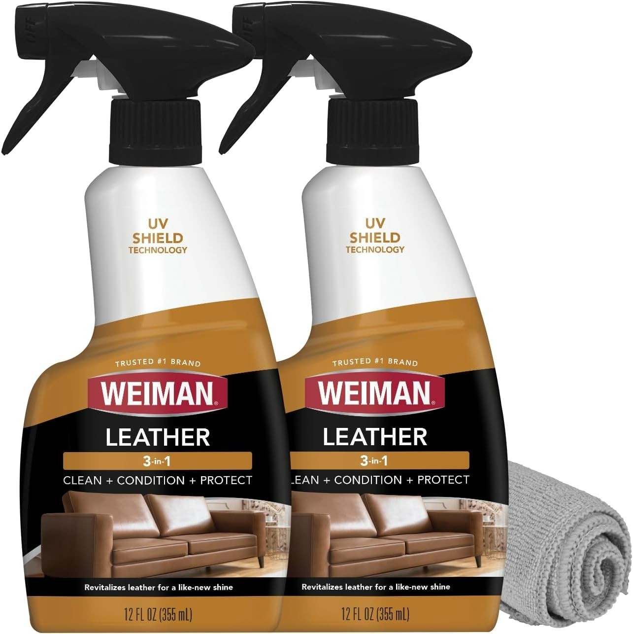 Leather Cleaner & Conditioner 12oz – UV Protection for All Leather Items