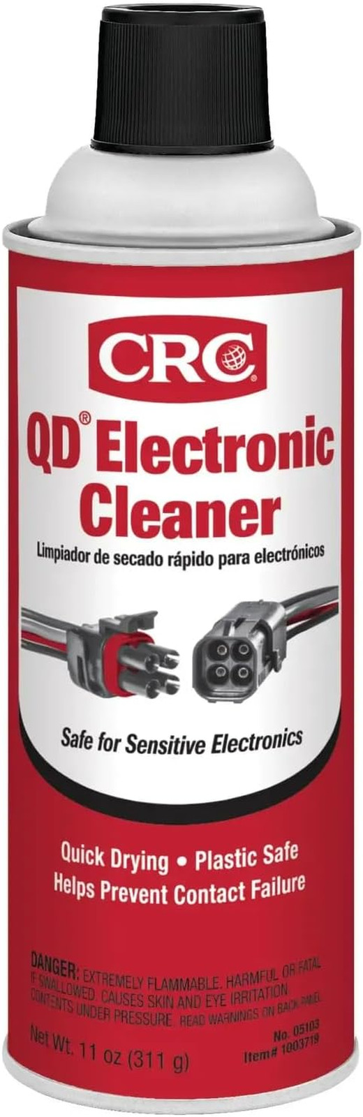 ELECTRIC ELECTRONIC EQUIPMENT CLEANER Liquid Quick Drying Plastic Safe 11 Wt Oz
