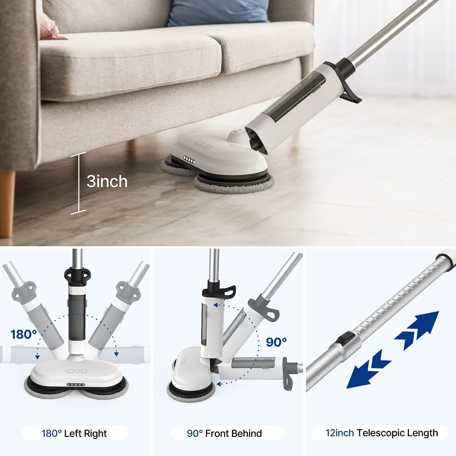 Steam Mop Cleaning Floor Tool Handheld Electric Steam Mop Floor Cleaner Cordless