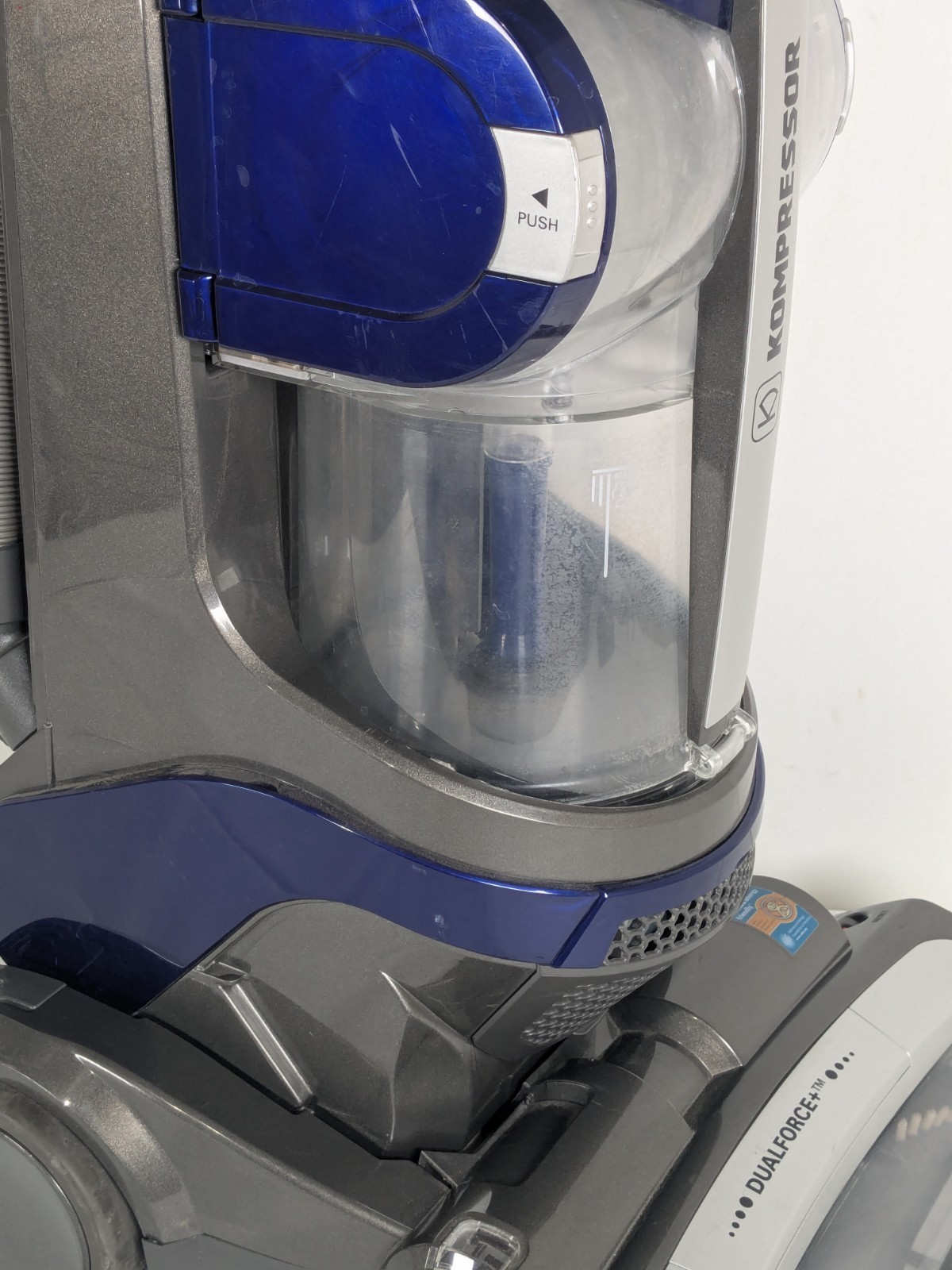 LG KOMPRESSOR LUV300B Dualforce Upright Bagless Vacuum Cleaner