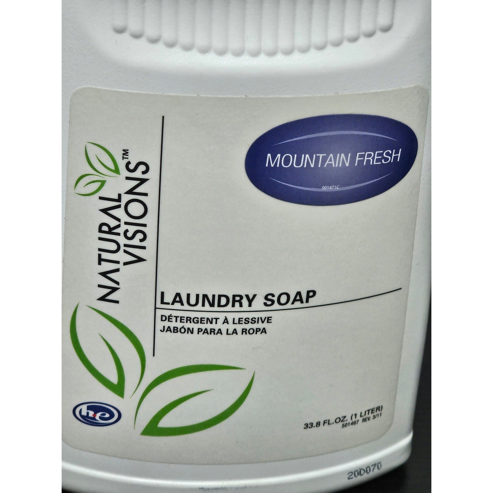 New Natural Visions Mountain Fresh Laundry Soap Super Concentrate