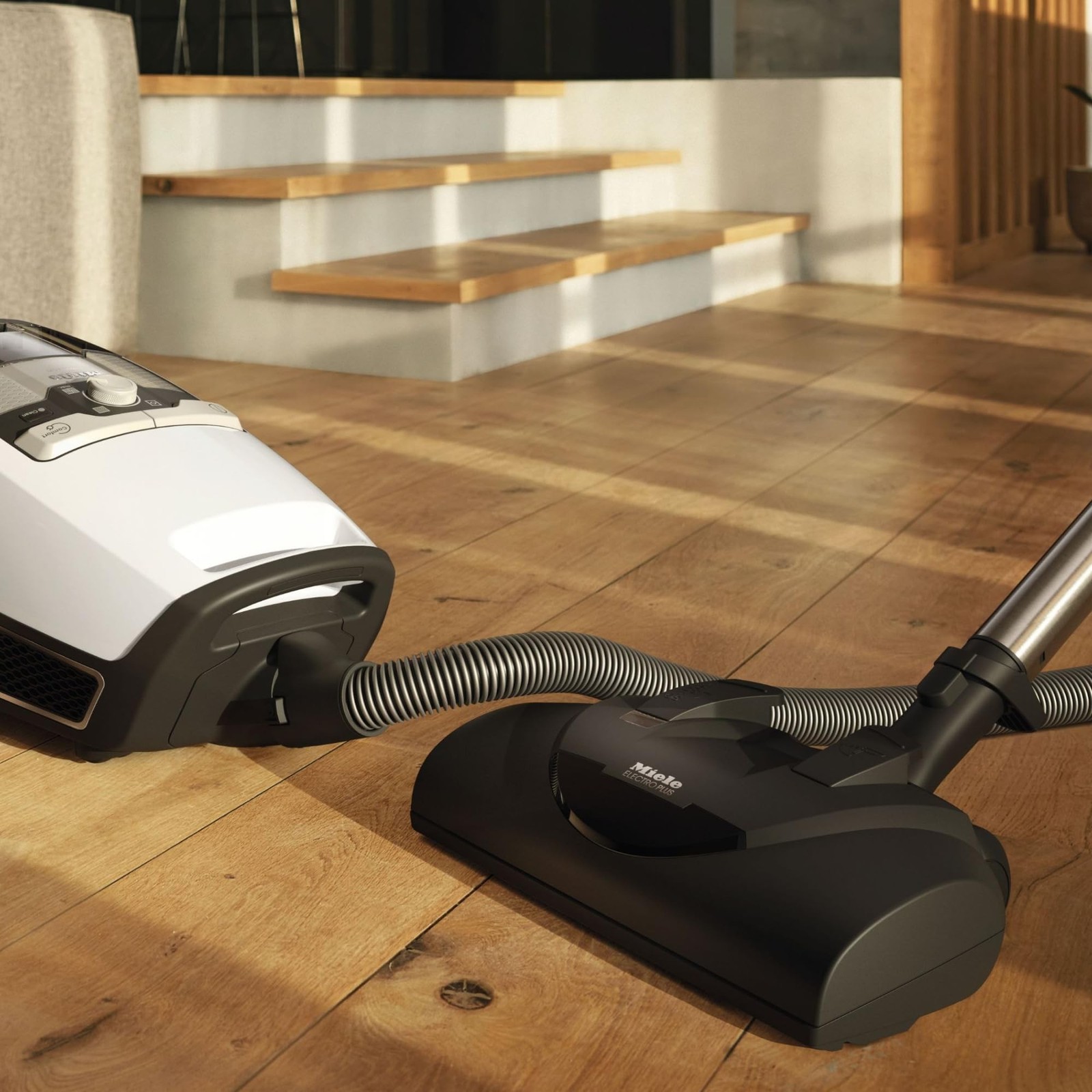 Miele Blizzard CX1 Cat & Dog Bagless Canister Vacuum, Lotus White – Pet Hair,…