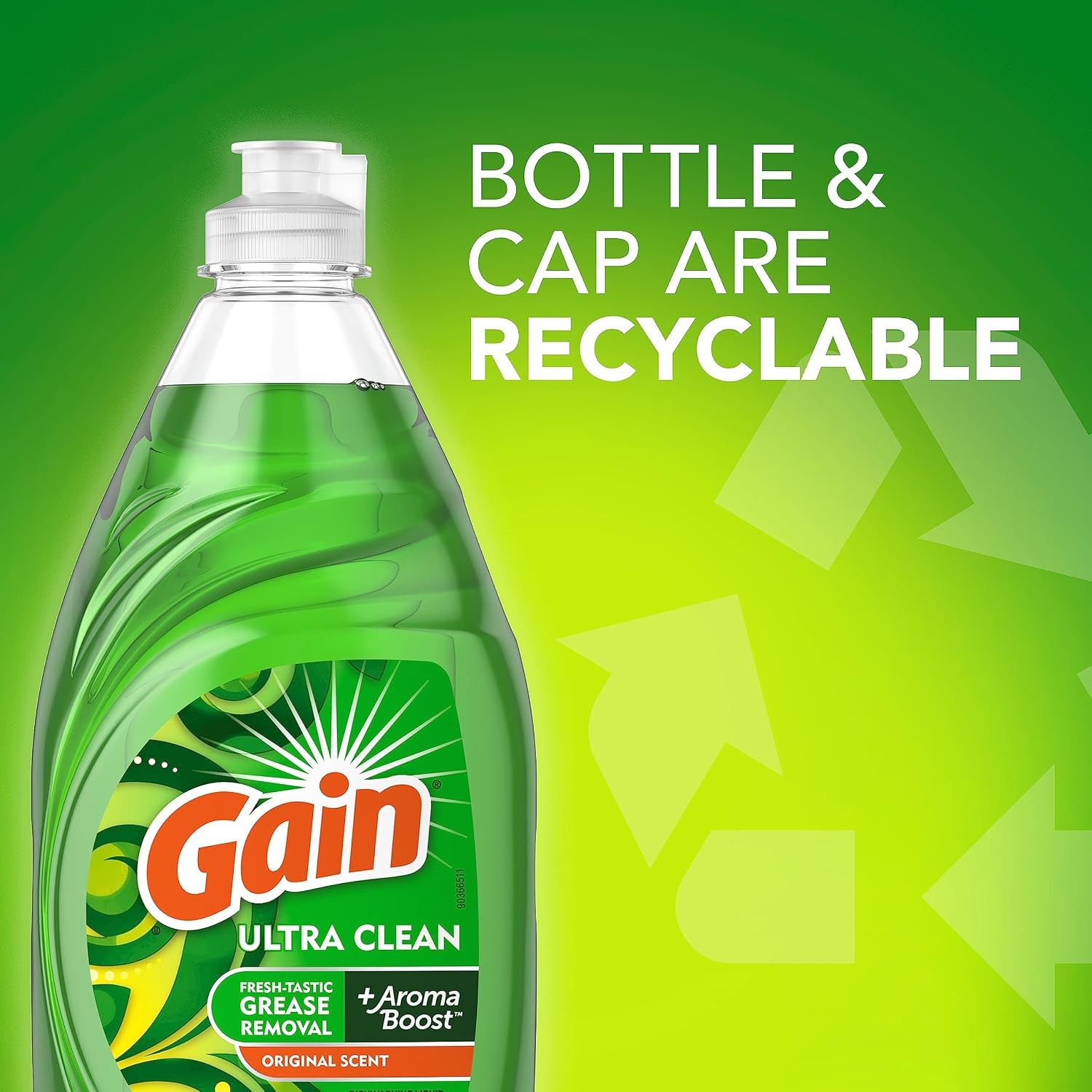 Gain Ultra Dishwashing Liquid Dish Soap, Original Scent, 38 fl oz