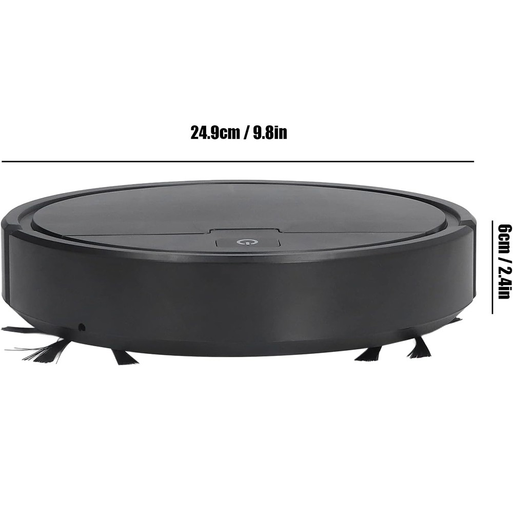 3-in-1 Sweeping Robot – Automatic Smart Suction & Mop Cleaner Runtime Quiet NEW