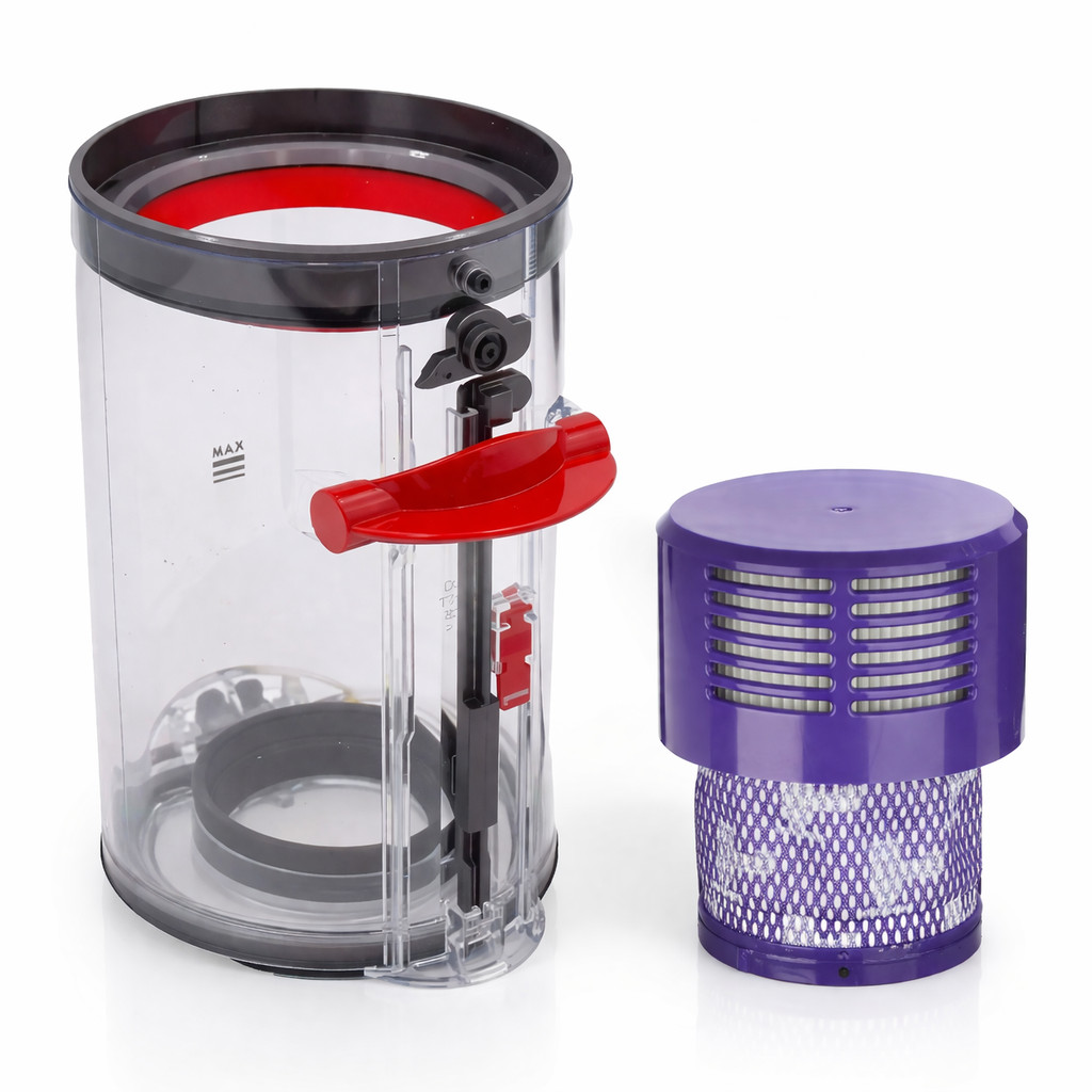 Dust Bin Canister For DYSON V10 Vacuum & Filter Replacement Parts NEW Large