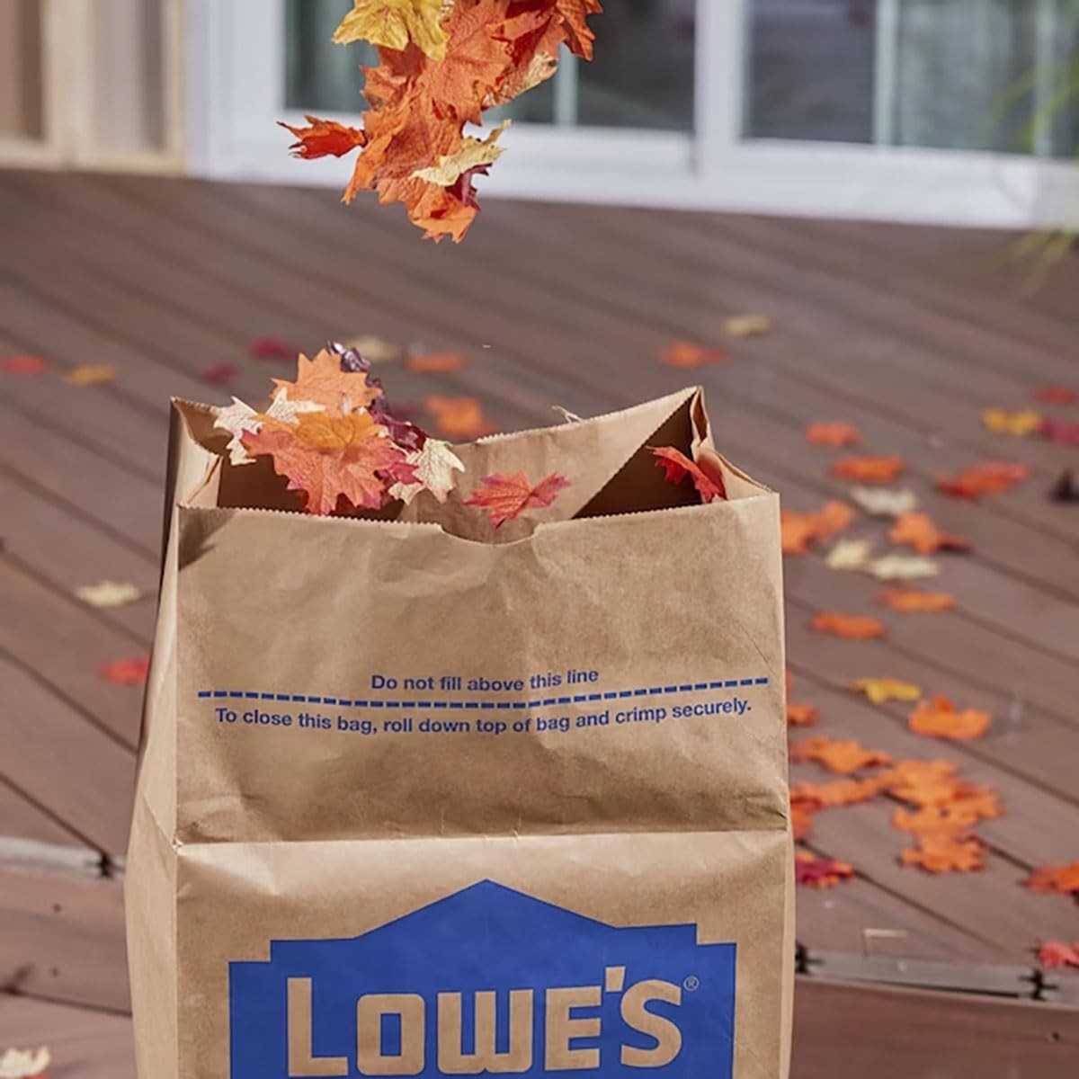 30 Gallon Heavy Duty Lawn and Refuse Bags, 10 Pack, Large Brown Paper for Hom…