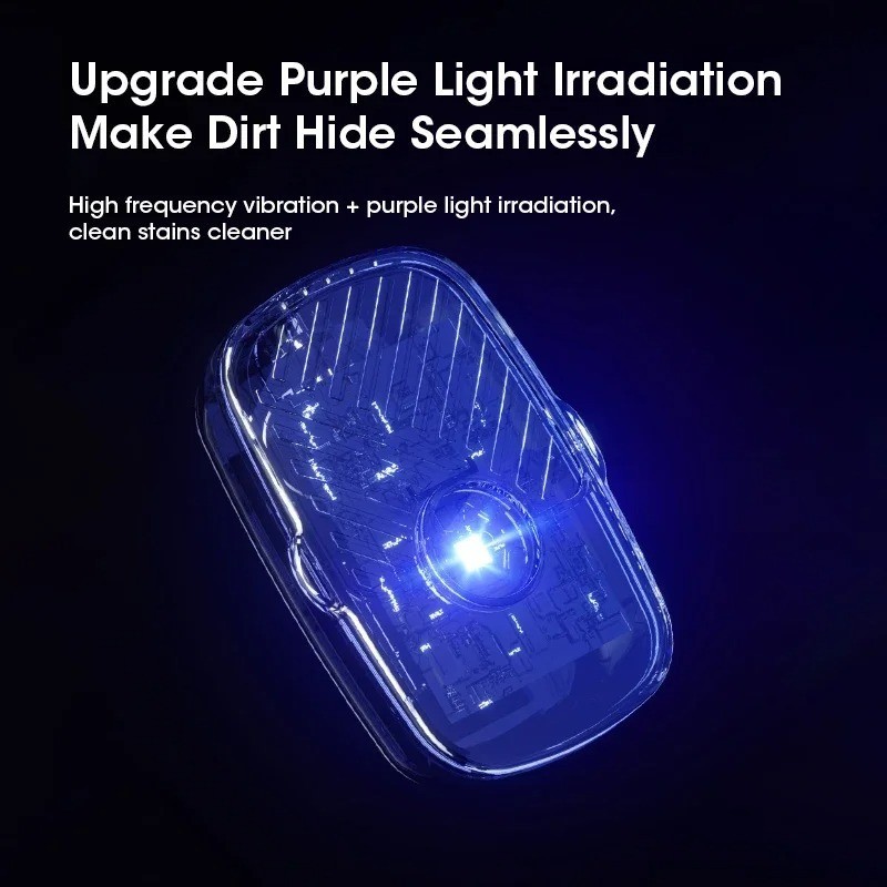Portable Ultrasonic Fruit Vegetable Cleaner IPX7 Waterproof USB Food Washer