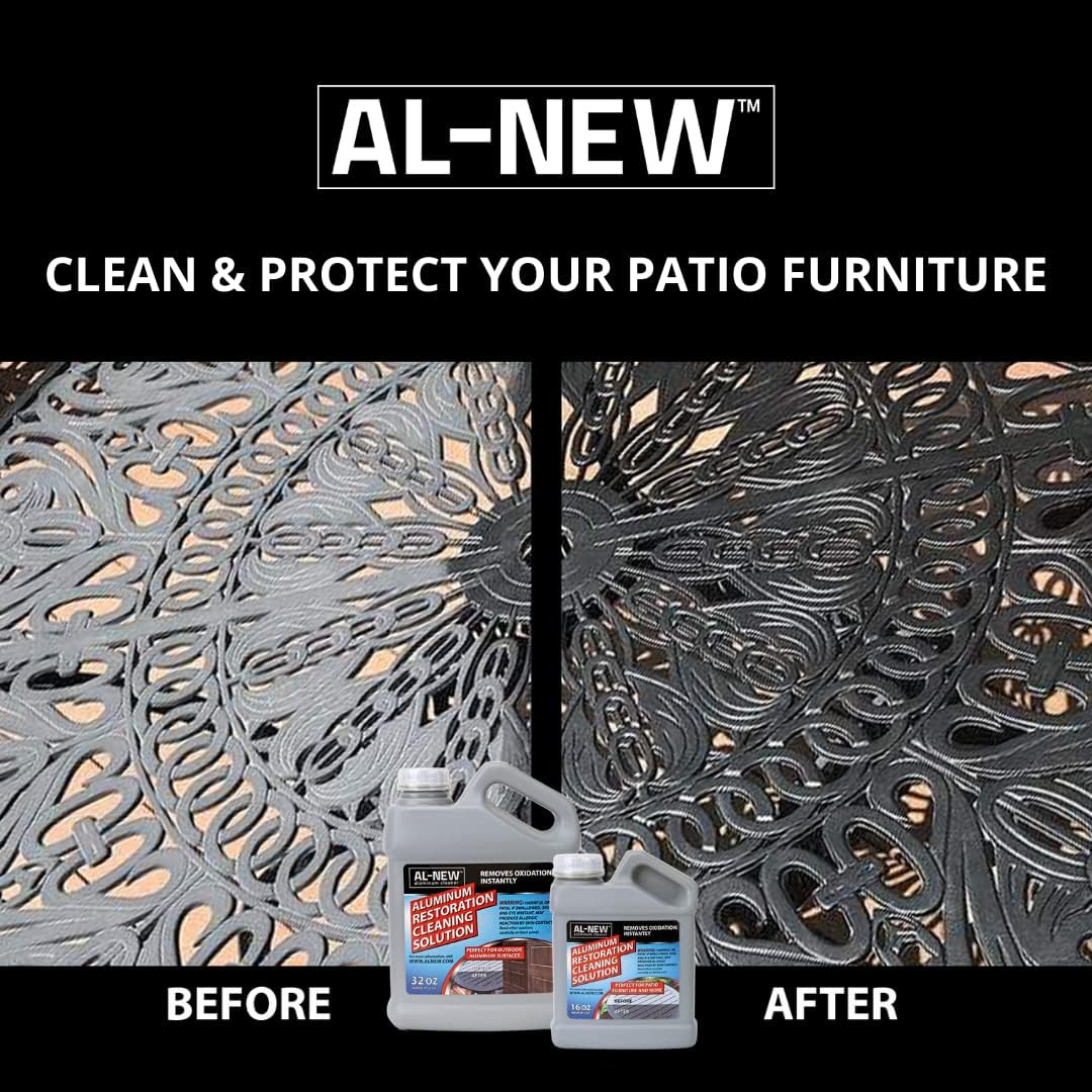 Aluminum Restoration Cleaning Solution | Clean & Restore Patio Furniture, Stainl
